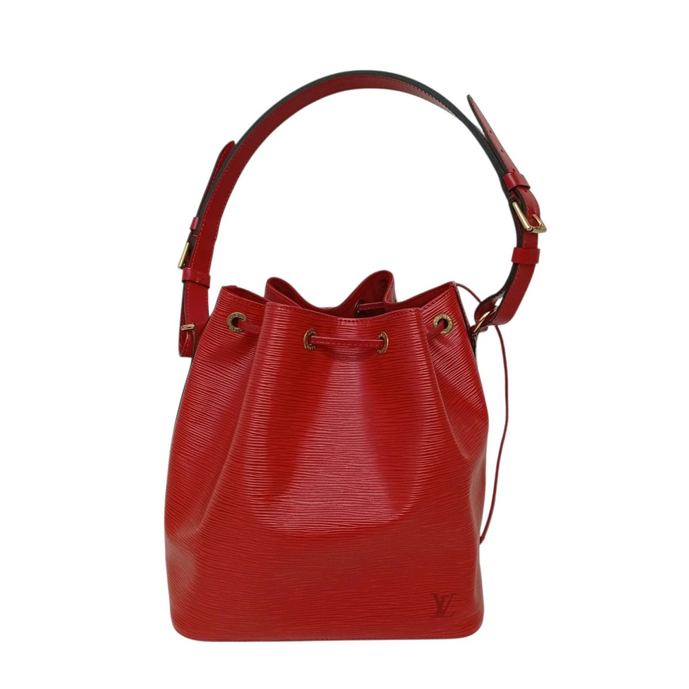 Louis Vuitton Shoulder Bag Leather Red